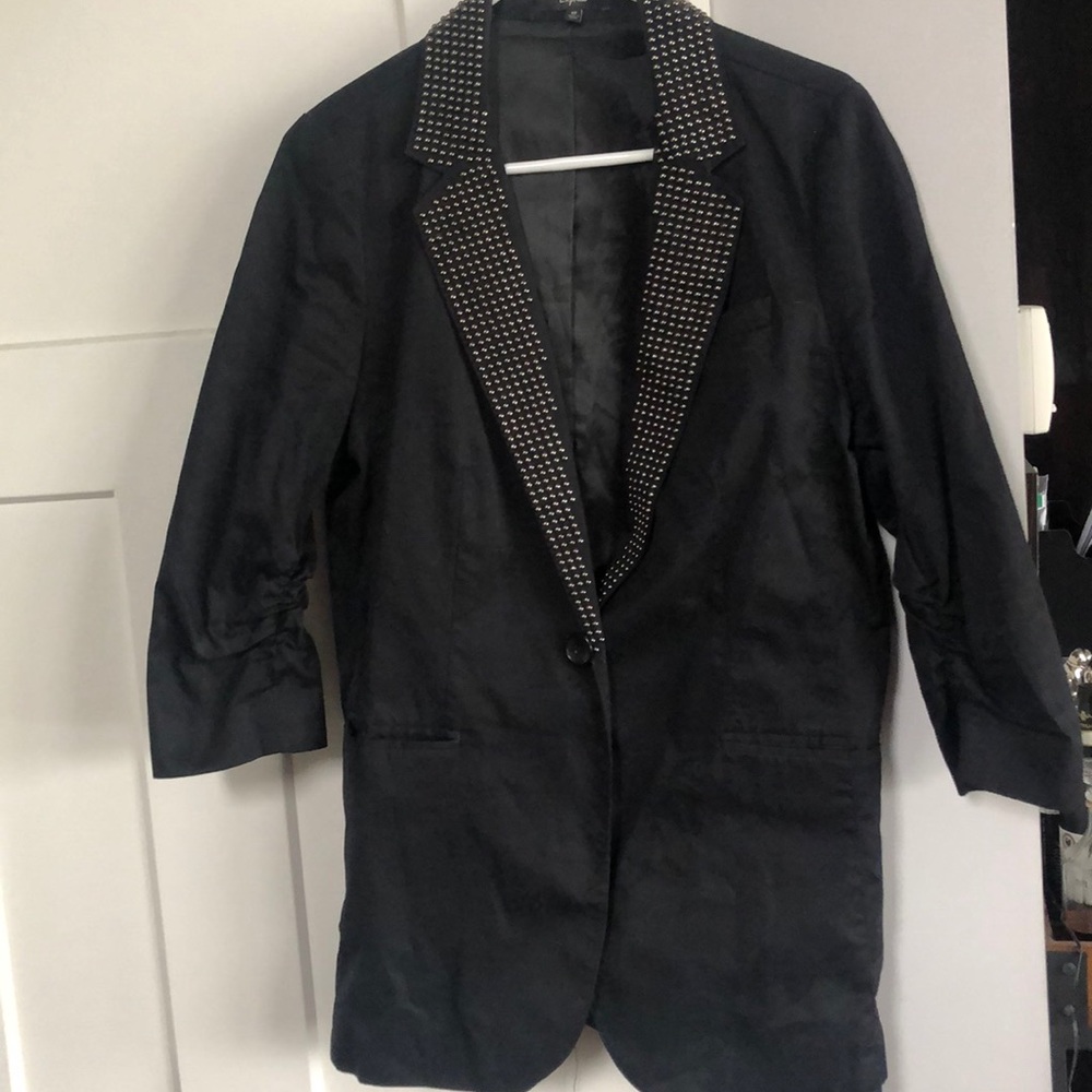 Express Black Blazer with metal studs  sz 12